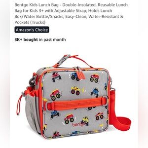 Bentgo Kids Lunch Bag with Truck Design